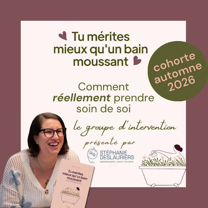 Groupe d'intervention: comment réellement prendre soin de soi